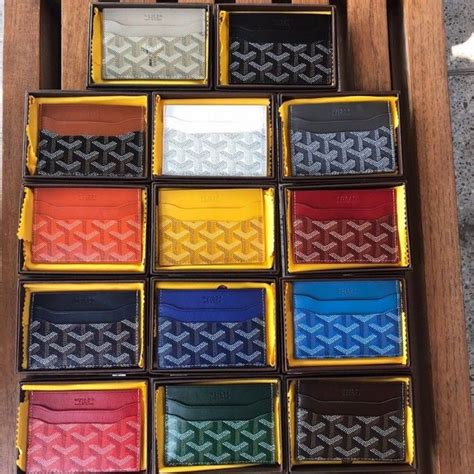 goyard card holder men's|kartenetui herren goyard.